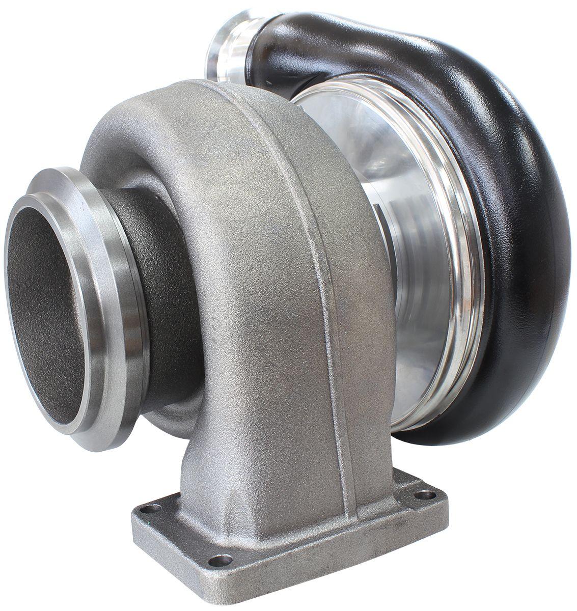 Aeroflow Performance External Wastegate, T6 Twin Entry Inlet Flange, V-Band Exhaust Flange Aeroflow BOOSTED 7588 T6 1.32 Turbocharger 1500HP, Hi Temp Black Finish AF8005-6010BLK SR