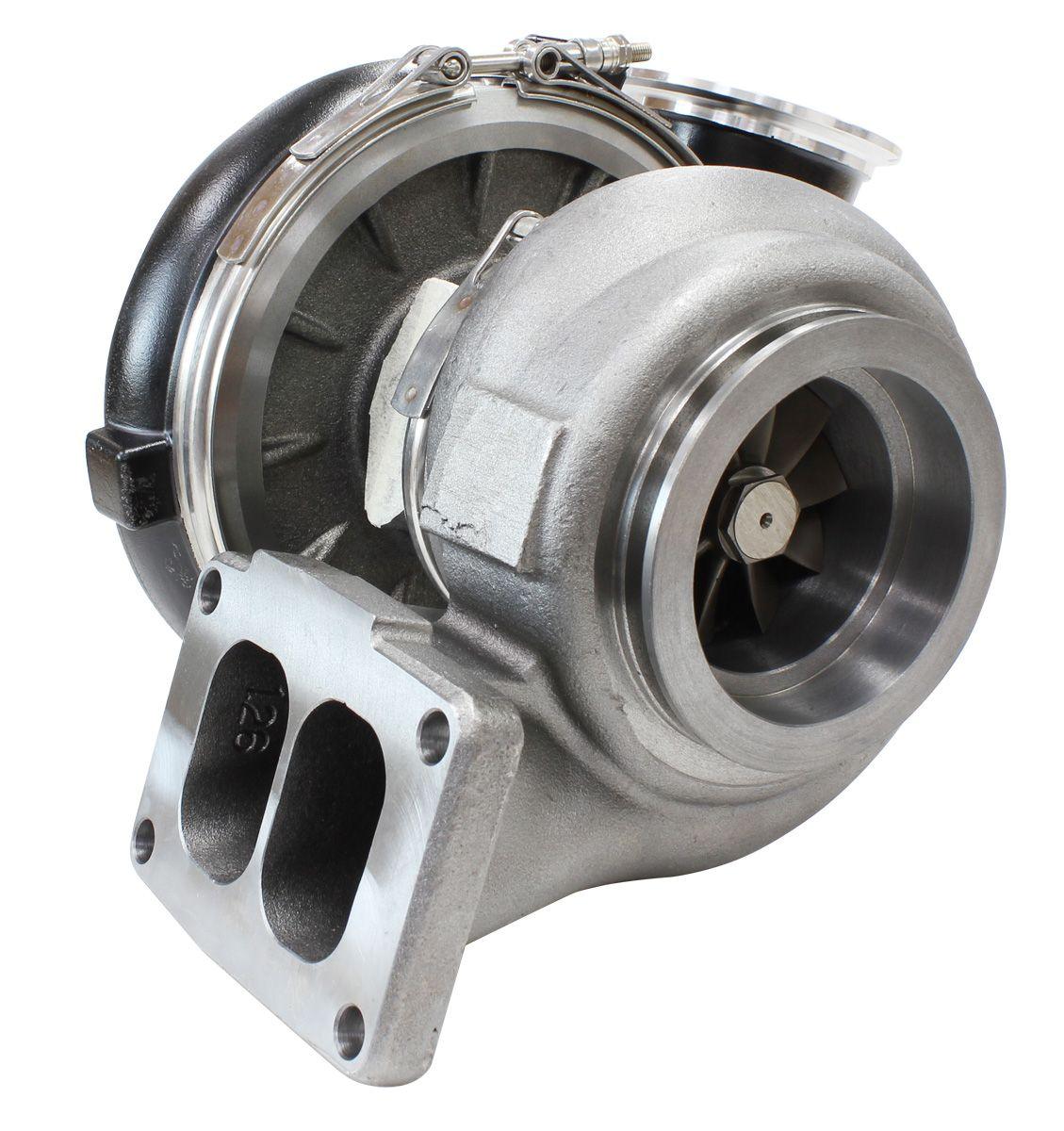 Aeroflow Performance External Wastegate, T6 Twin Entry Inlet Flange, V-Band Exhaust Flange Aeroflow BOOSTED 8077 T6 1.26 Turbocharger 1250HP, Hi Temp Black Finish AF8005-6000BLK SR