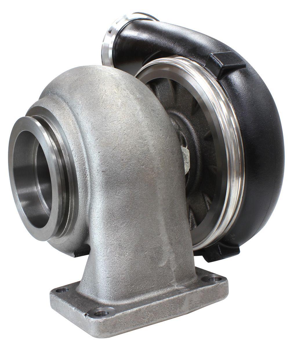 Aeroflow Performance External Wastegate, T6 Twin Entry Inlet Flange, V-Band Exhaust Flange Aeroflow BOOSTED 8077 T6 1.26 Turbocharger 1250HP, Hi Temp Black Finish AF8005-6000BLK SR