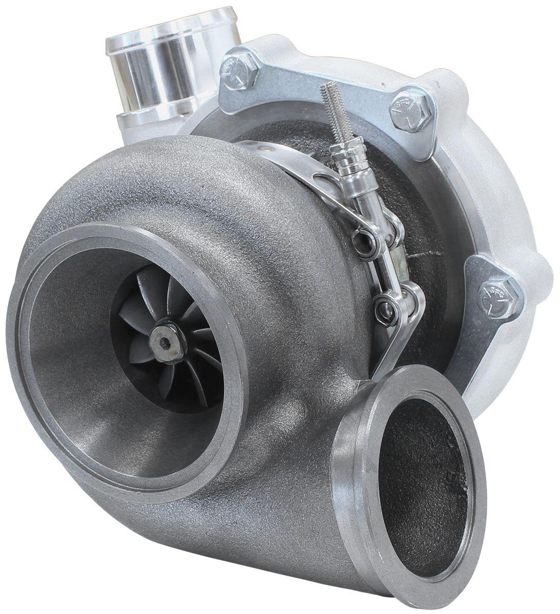 Aeroflow Performance External Wastegate, V-Band Inlet & Exhaust Flanges Aeroflow BOOSTED 5449 .72 Reverse Rotation Turbocharger 660HP, Natural Cast Finish AF8005 SR