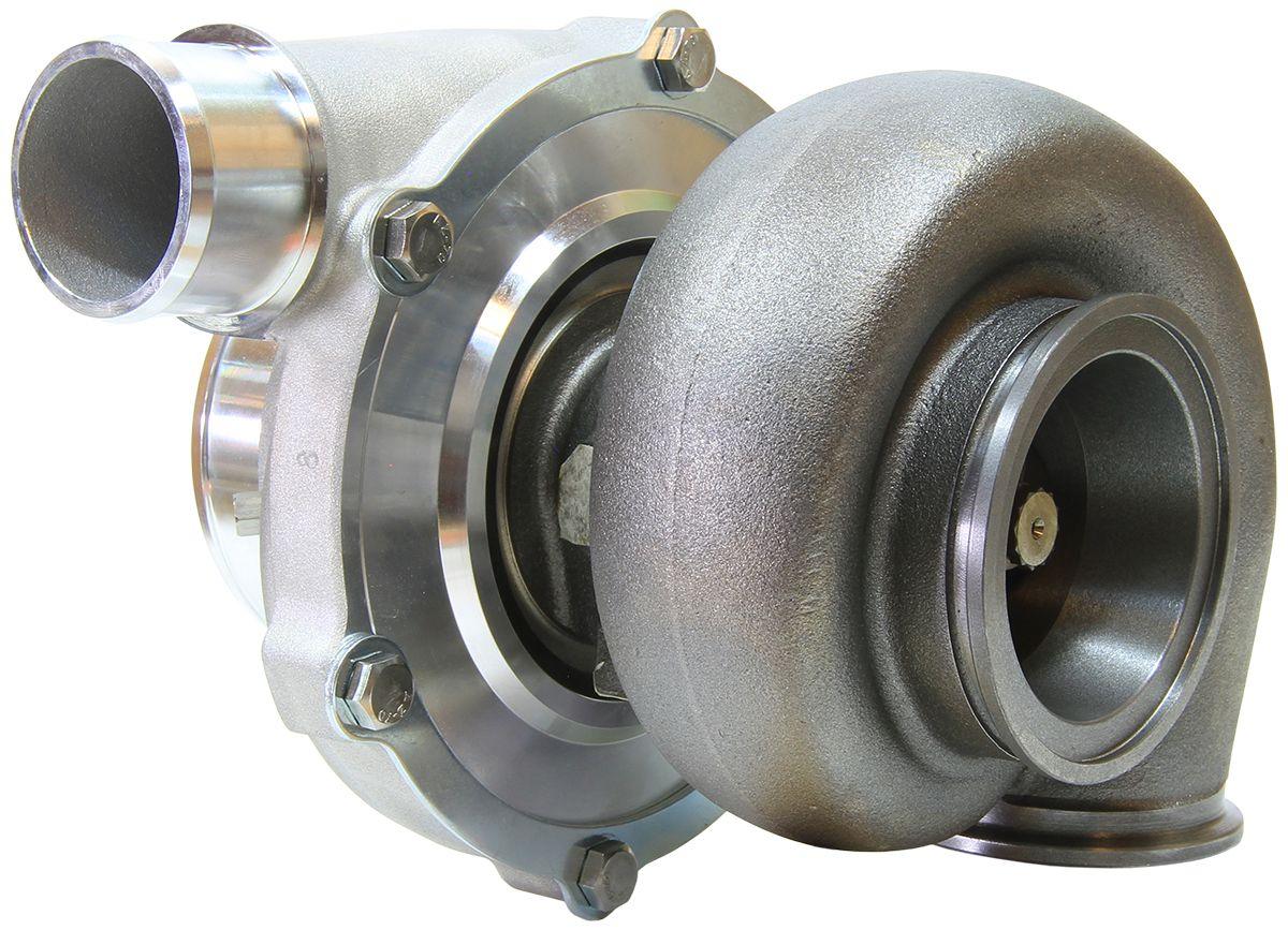 Aeroflow Performance External Wastegate, V-Band Inlet & Exhaust Flanges Aeroflow BOOSTED 5855 V-Band 1.01 Turbocharger 750HP, Natural Cast Finish AF8005-3034 SR