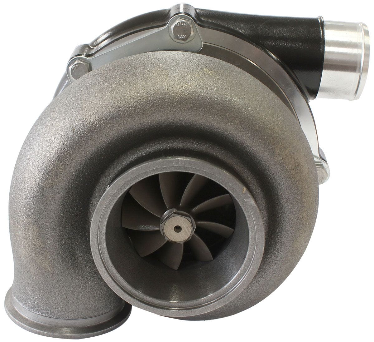 Aeroflow Performance External Wastegate, V-Band Inlet & Exhaust Flanges Aeroflow BOOSTED 6255 1.01 Reverse Rotation Turbocharger 900HP, Hi Temp Black Finish AF80 SR