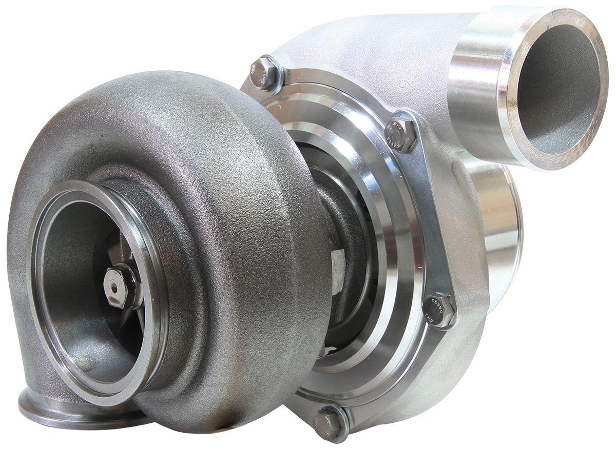 Aeroflow Performance External Wastegate, V-Band Inlet & Exhaust Flanges Aeroflow BOOSTED 6662 1.01 Reverse Rotation Turbocharger 900HP, Natural Cast Finish AF800 SR