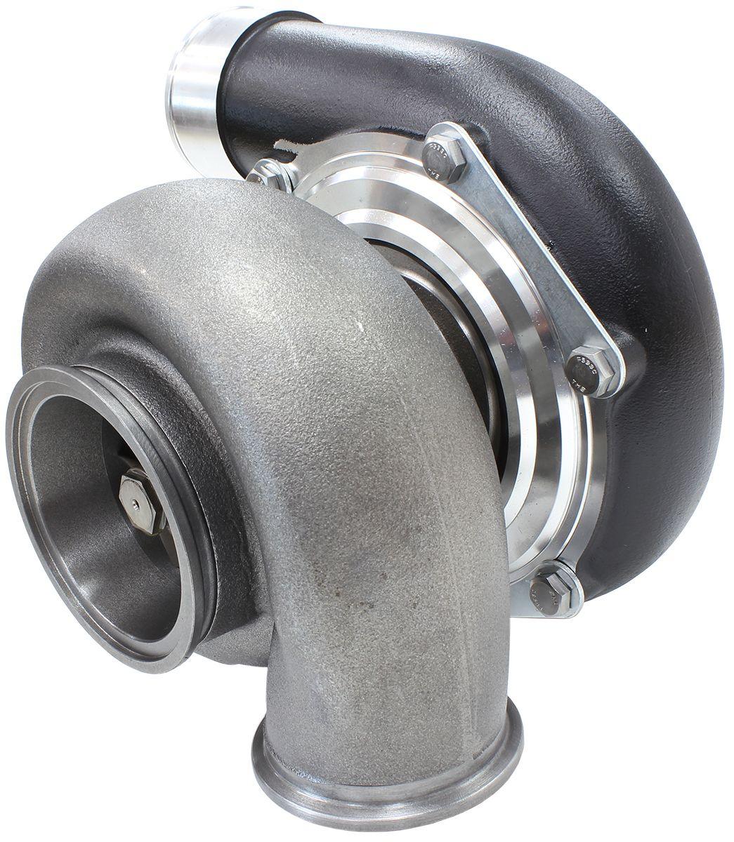 Aeroflow Performance External Wastegate, V-Band Inlet & Exhaust Flanges Aeroflow BOOSTED 6662 V-Band 1.01 Turbocharger 900HP, Hi Temp Black Finish AF8005-3023BLK SR