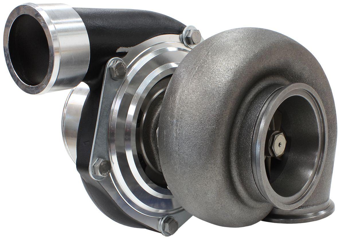 Aeroflow Performance External Wastegate, V-Band Inlet & Exhaust Flanges Aeroflow BOOSTED 6662 V-Band 1.01 Turbocharger 900HP, Hi Temp Black Finish AF8005-3023BLK SR