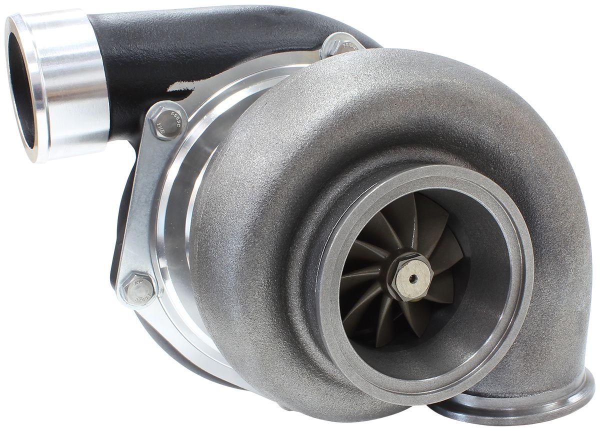 Aeroflow Performance External Wastegate, V-Band Inlet & Exhaust Flanges Aeroflow BOOSTED 6662 V-Band 1.01 Turbocharger 900HP, Hi Temp Black Finish AF8005-3023BLK SR