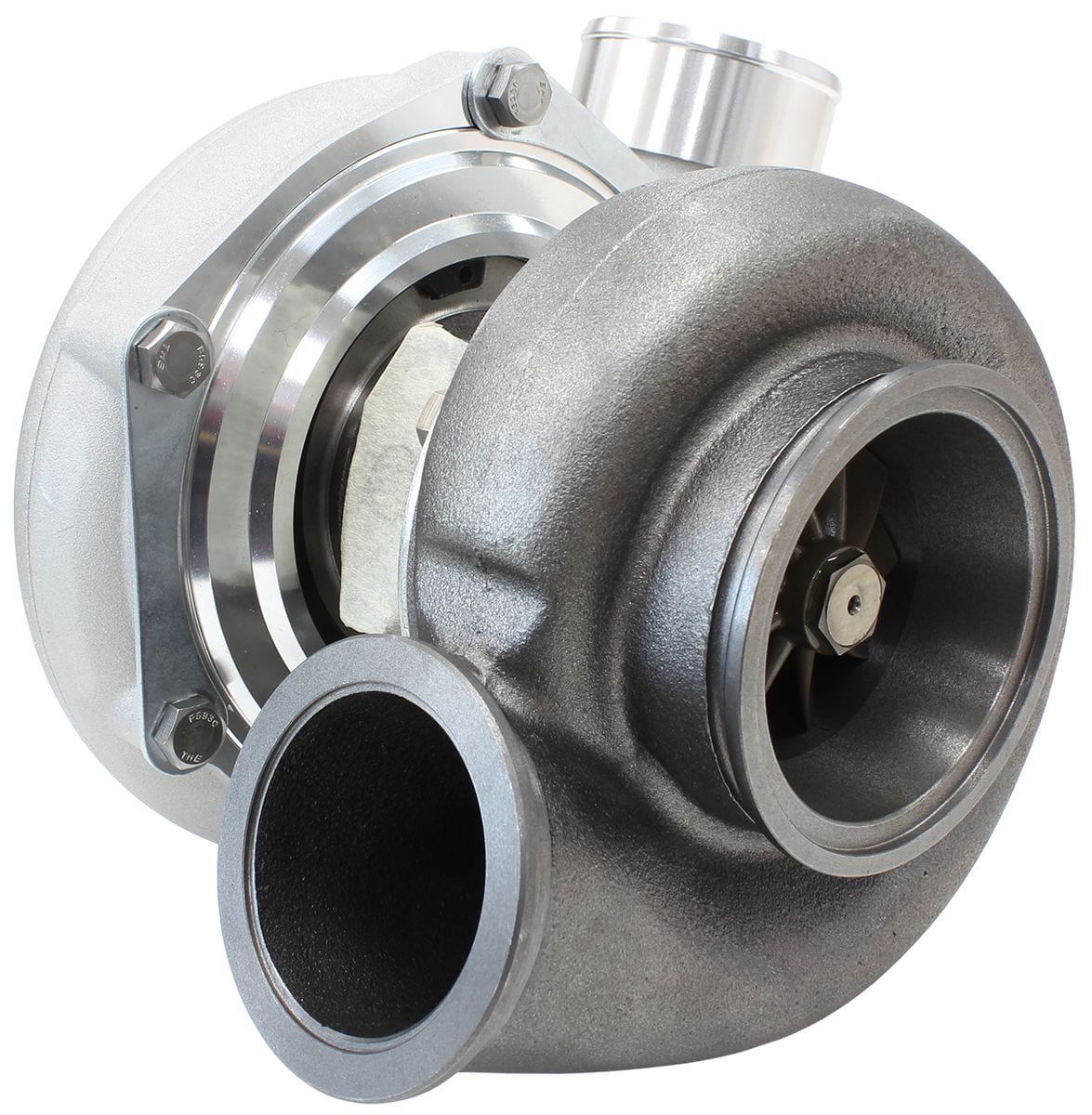 Aeroflow Performance External Wastegate, V-Band Inlet & Exhaust Flanges Aeroflow BOOSTED 6662 V-Band 1.01 Turbocharger 900HP, Natural Cast Finish AF8005-3023 SR