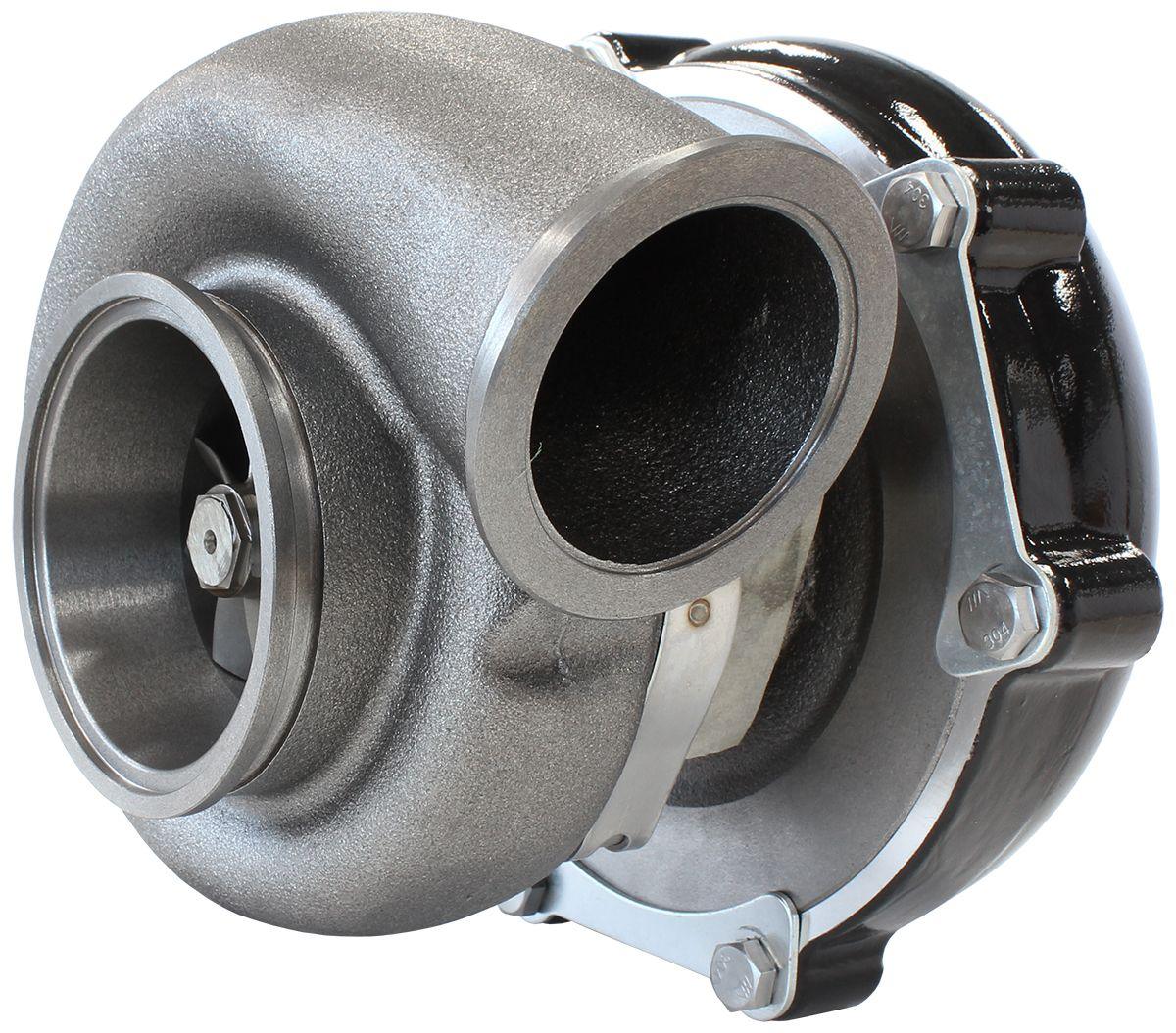 Aeroflow Performance External Wastegate, V-Band Inlet & Exhaust Flanges Aeroflow BOOSTED 6862 1.01 Turbocharger 1050HP, Hi Temp Black Finish AF8005-3073BLK SR