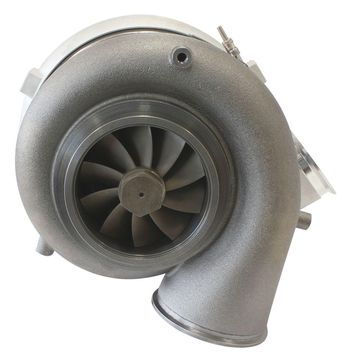 Aeroflow Performance External Wastegate, V-Band Inlet & Exhaust Flanges Aeroflow BOOSTED 94102 V-Band 1.22 Turbocharger 2500HP, Natural Cast Finish AF8006-6020 SR