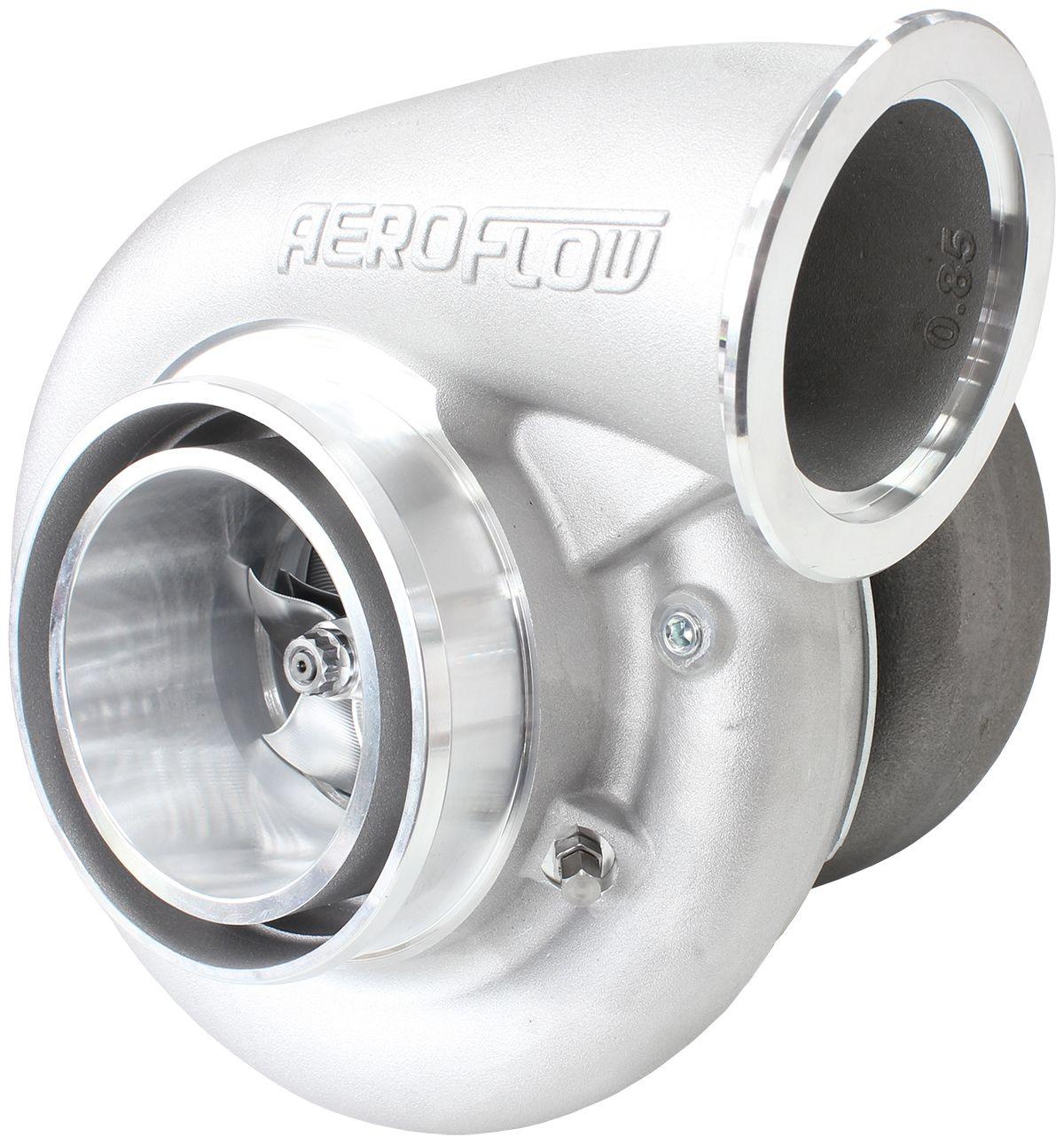 Aeroflow Performance External Wastegate, V-Band Inlet & Exhaust Flanges Aeroflow BOOSTED B7875 V-Band 1.01 Turbocharger 1150HP, Natural Cast Finish AF8006-4024 SR