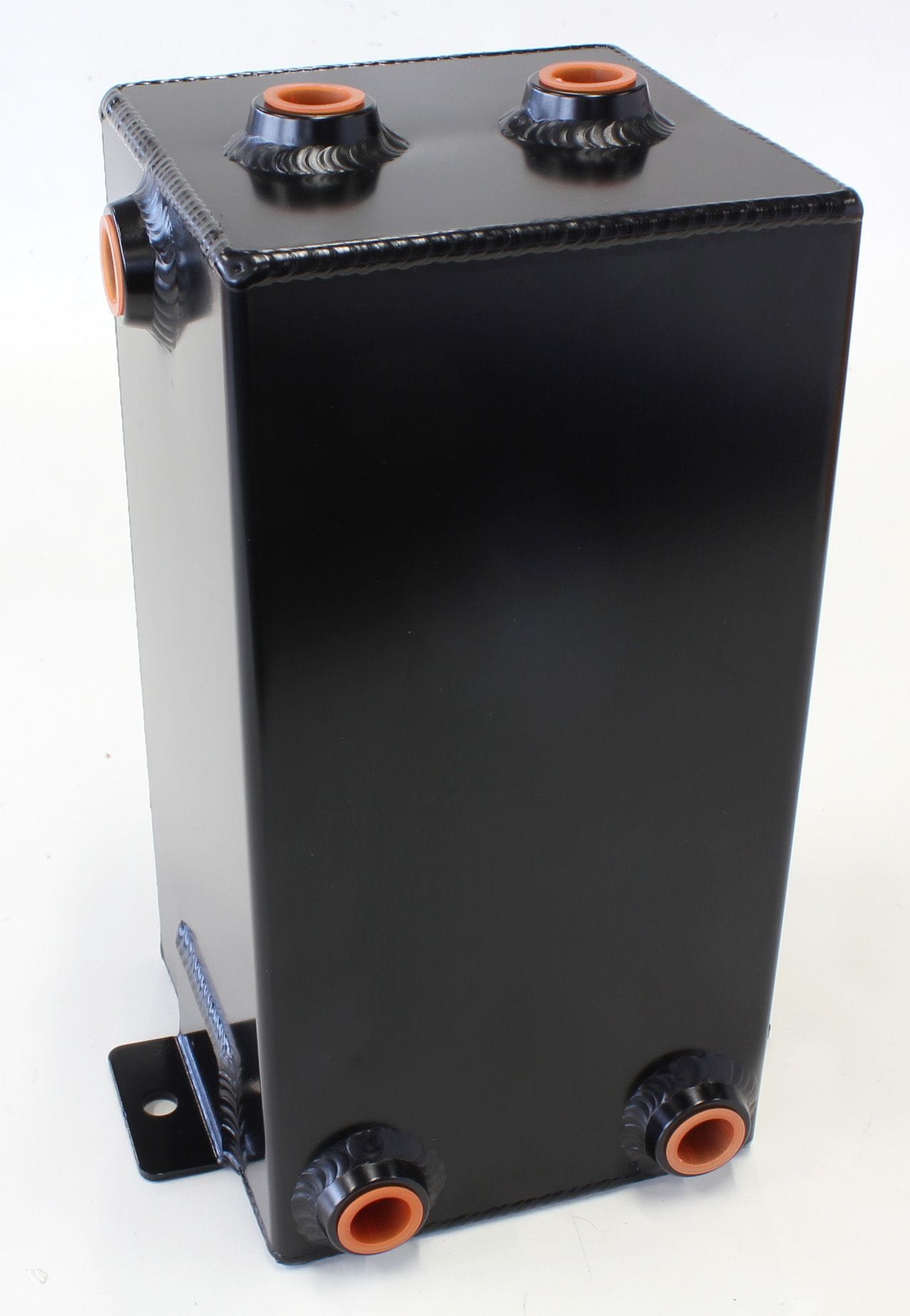 Aeroflow Performance Fabricated Tanks Black Aeroflow Universal Fabricated Alloy Tank 4L capacity, 5" L x 5" W x 10.5" SR