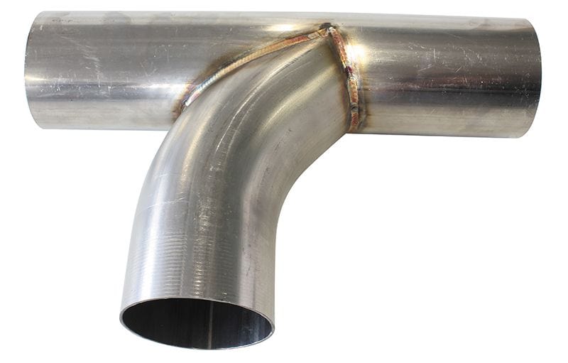 Aeroflow Performance Fabrication 3" Stainless Steel T-Pipe Radius Flow Bend SR