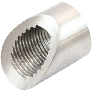 Aeroflow 45 Degree Angled & Notched Weld-On M18 x 1.50mm Oxygen Sensor Bung AF987SS