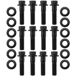 Aeroflow GM LS Header Bolts M8 x 1.25mm, 1.181" (30mm) UHL - Black Finish AF37-1013