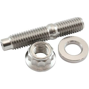 Aeroflow M10 x 1.50mm Titanium Stud, 12 Point Locking Nut and Washer Kit AF55-2014