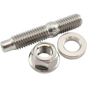 Aeroflow M8 x 1.25mm Titanium Stud, Hex Locking Nut and Washer Kit AF55-2015