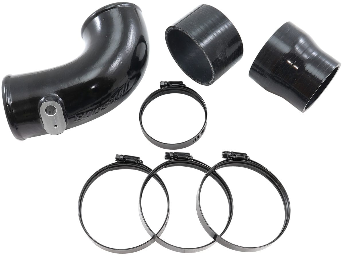 Aeroflow Performance FORD BARRA FG CAST TURBO INLET (AF2045-1002BLK) SR