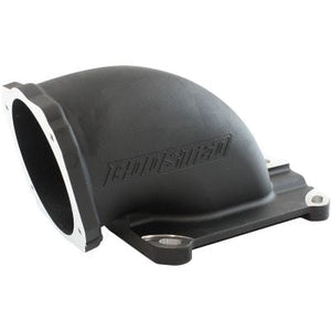 Aeroflow Cast EFI Throttle Body Elbow - Black Finish AF2045-1001BLK