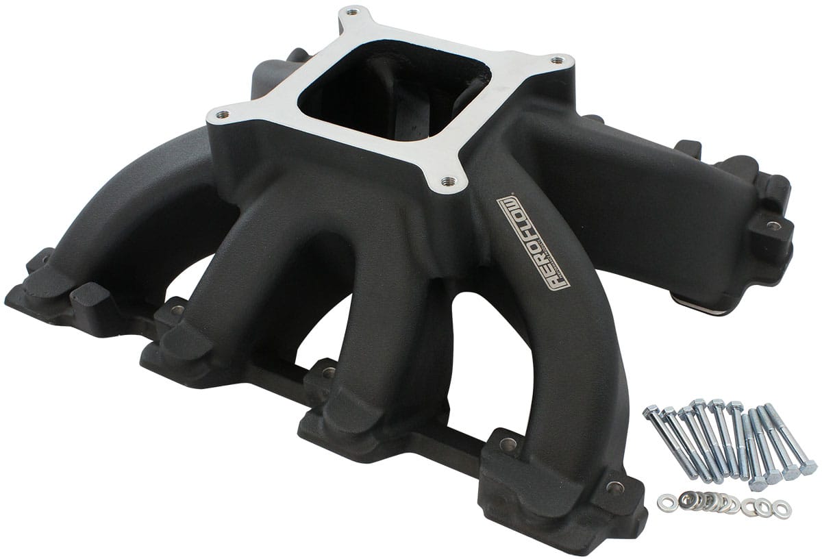 Aeroflow Performance GM LS CARBY HI RISE INTAKE (AF6240-5005) SR