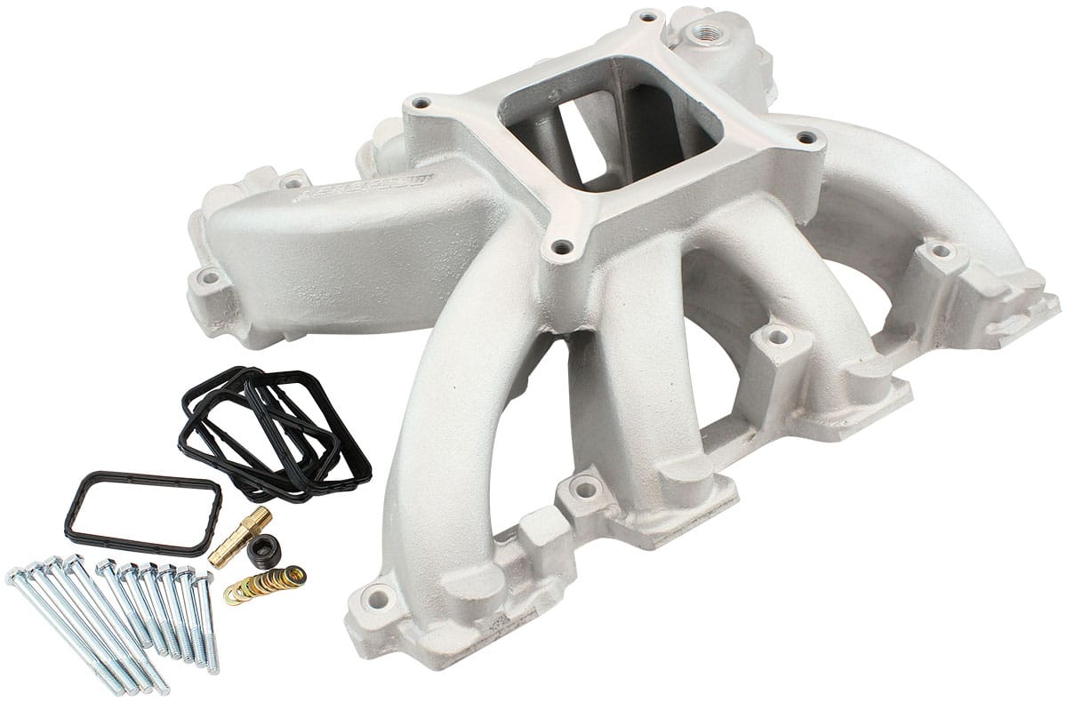 Aeroflow Performance GM LS CARBY HI RISE INTAKE SR