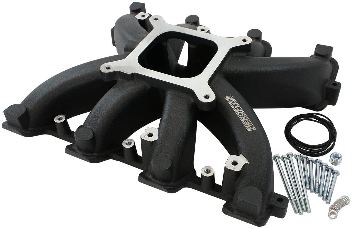 Aeroflow Performance GM LS CARBY INTAKE MANIFOLD (AF6240-6000) SR