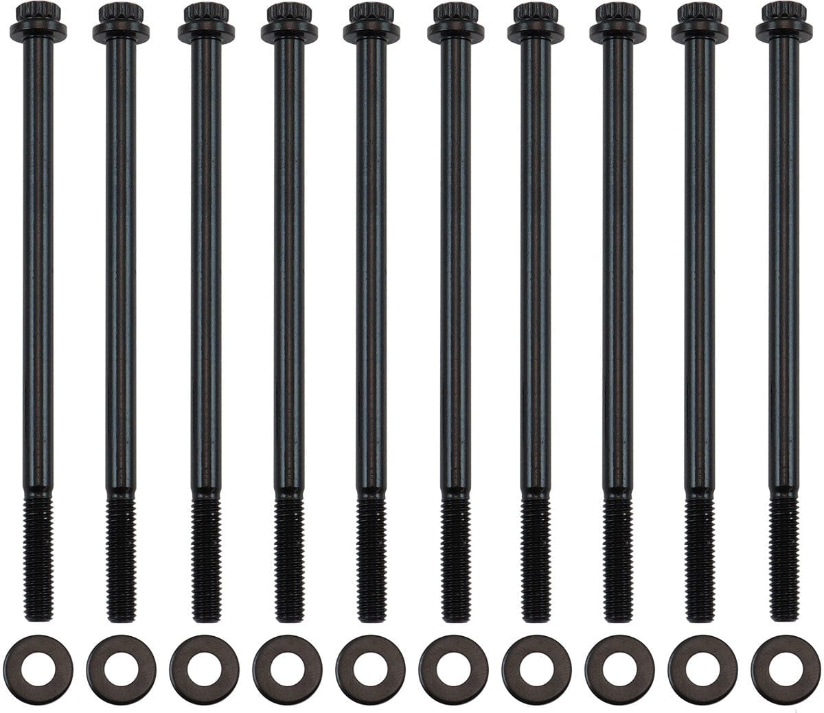 Aeroflow Performance GM LS INTAKE BOLTS BLACK (AF37-1220) SR