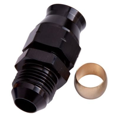 Aeroflow Tube to Male AN Adapter 5/16" to -6AN AF108-05BLK