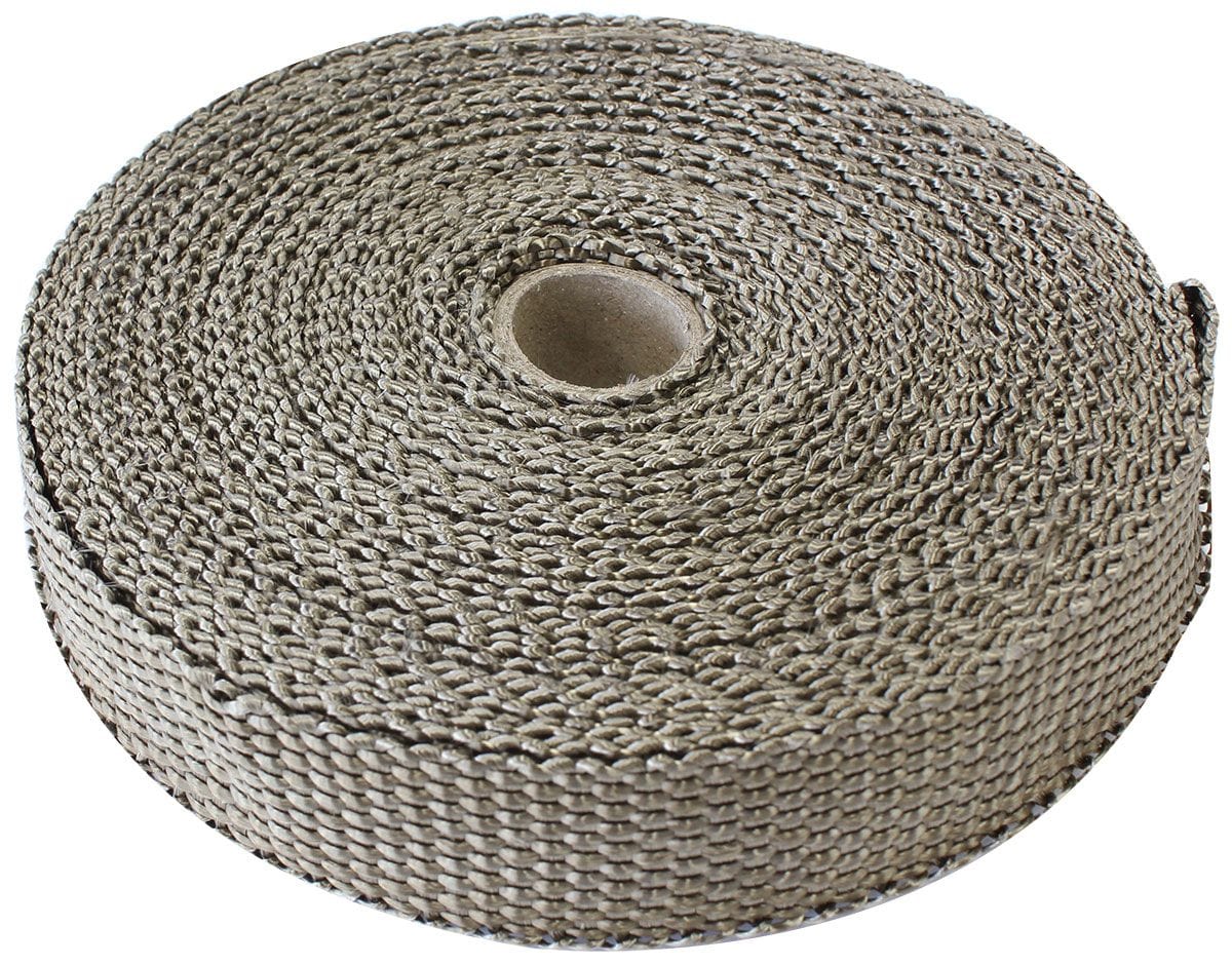Aeroflow Performance Heat Protection Titanium / 1" / 15.25M Exhaust Insulation Wrap - 4 Colours SR