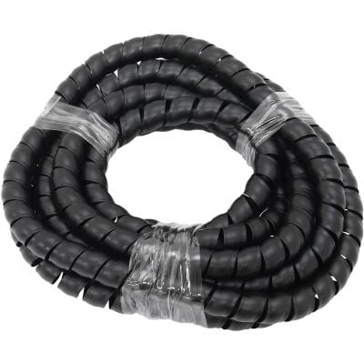 Aeroflow Performance Hose & Fittings Aeroflow 18.3mm ID Spiral Wrap Black Cover - 1 Meter Length AF91-9807 SR