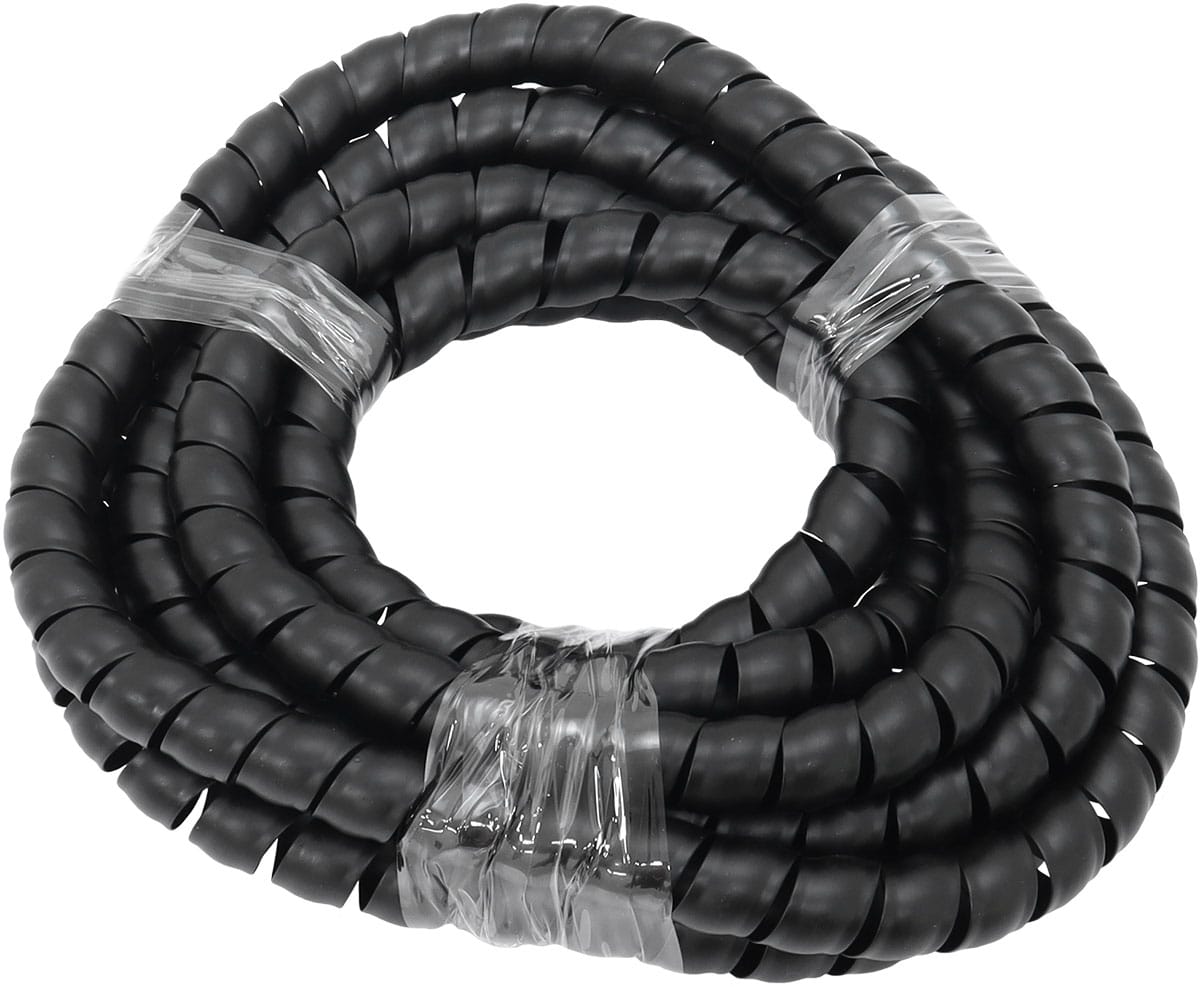 Aeroflow Performance Hose & Fittings Aeroflow 20.8mm ID Spiral Wrap Black Cover - 1 Meter Length AF91-9808 SR