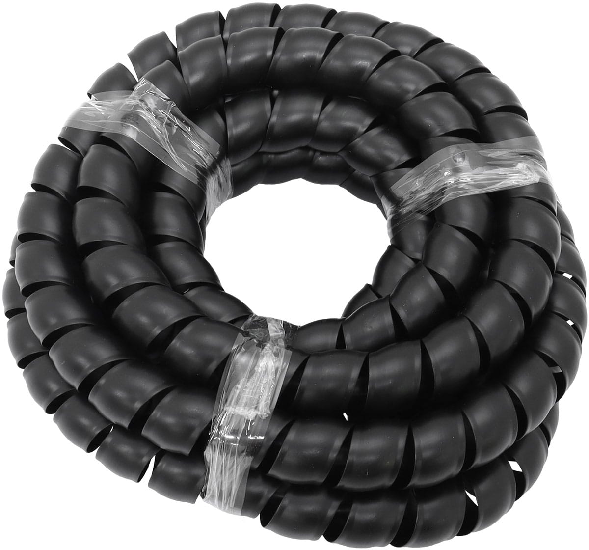 Aeroflow Performance Hose & Fittings Aeroflow 23.9mm ID Spiral Wrap Black Cover - 3.7 Meter Length AF91-9859 SR