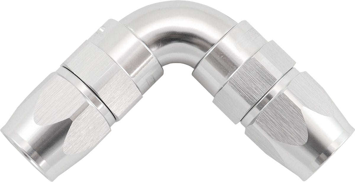 Aeroflow Performance Hose & Fittings Aeroflow 590 Series PTFE 90° Dual Hose Ends -6AN AF593-06-06DS SR
