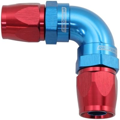 Aeroflow Performance Hose & Fittings Aeroflow 590 Series PTFE 90° Dual Hose Ends -8AN AF593-08-08D SR