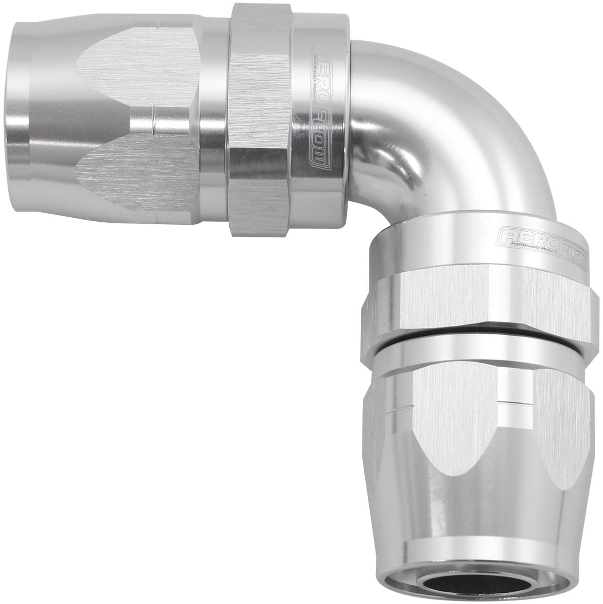 Aeroflow Performance Hose & Fittings Aeroflow 853 Series Cutter FullFlow 90° Dual Hose Ends -12AN AF853-12-12S SR