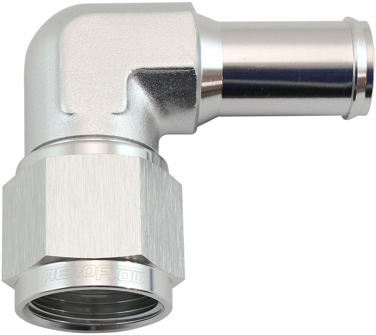Aeroflow Performance Hose & Fittings Aeroflow 90° Hose Barb 5/8" to -10AN AF413-10S SR