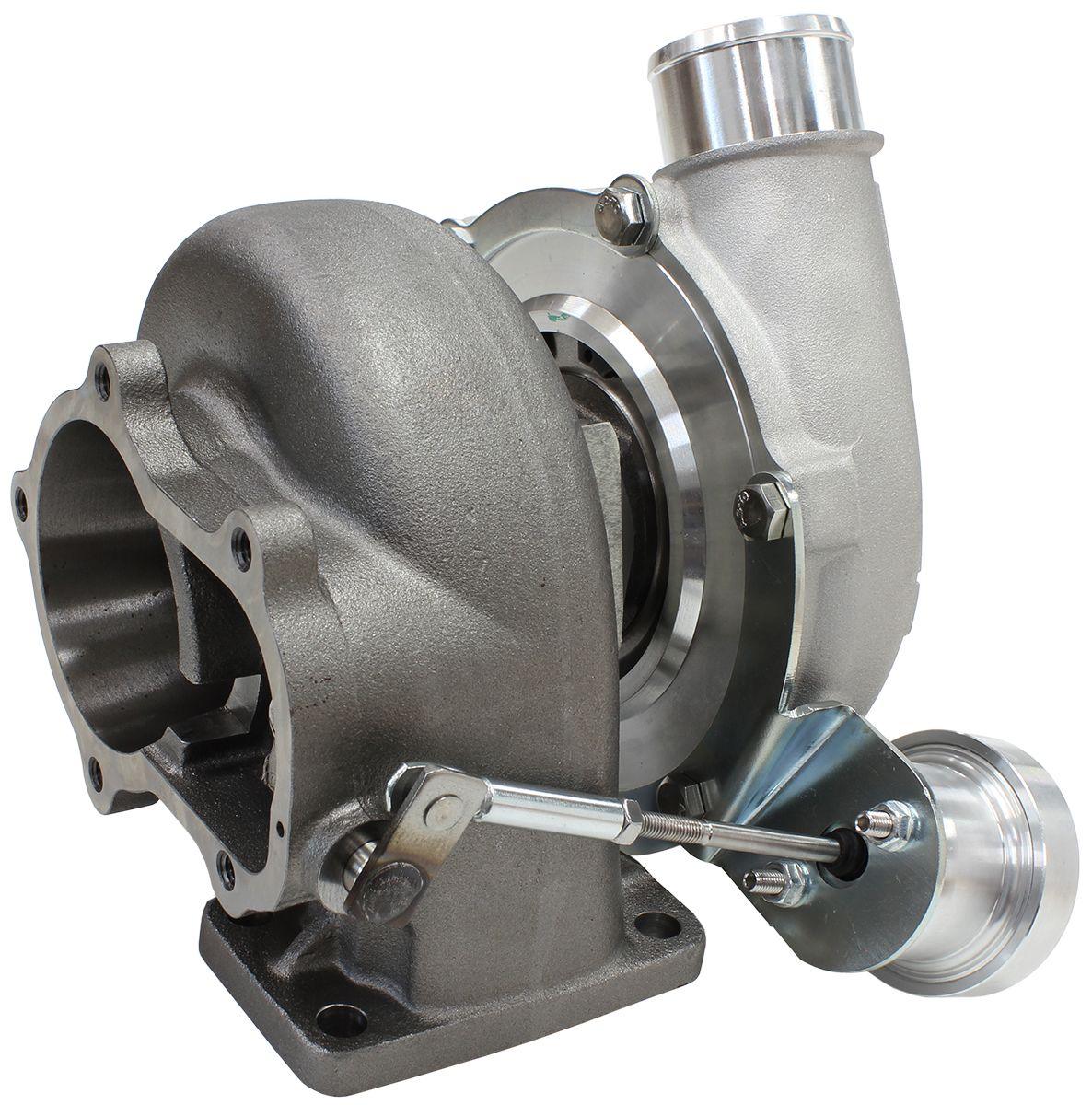 Aeroflow Performance Internal Wastegate, T3 Inlet Flange, FG XR6 5-Bolt Exhaust Flange Aeroflow BOOSTED 5862 XR6 1.06 Turbocharger 750HP, Natural Cast Finish AF8005-3013 SR