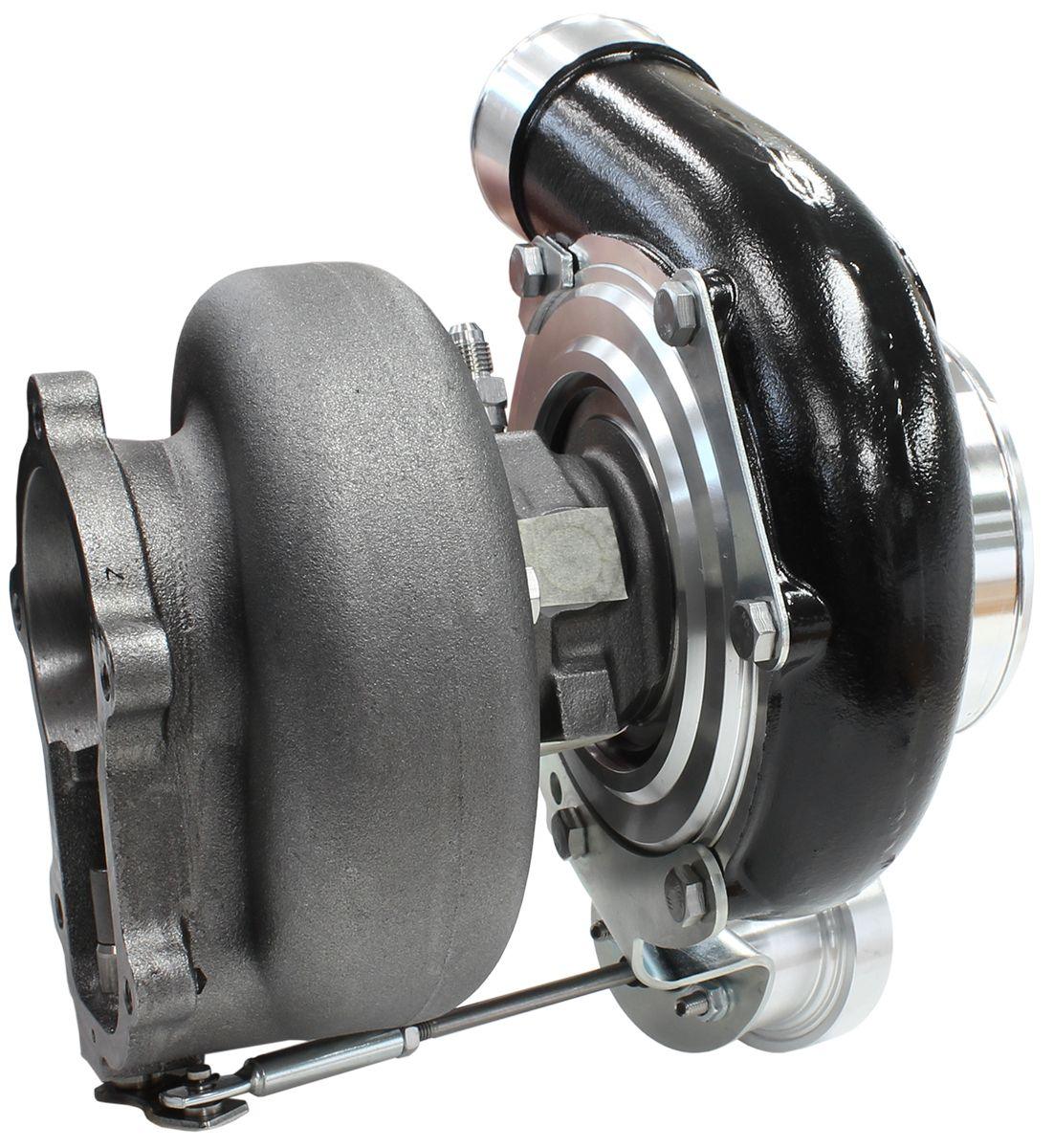 Aeroflow Performance Internal Wastegate, T3 Inlet Flange, FG XR6 5-Bolt Exhaust Flange Aeroflow BOOSTED 6762 XR6 1.15 Turbocharger 1000HP, Hi Temp Black Finish AF8005-3028BLK SR