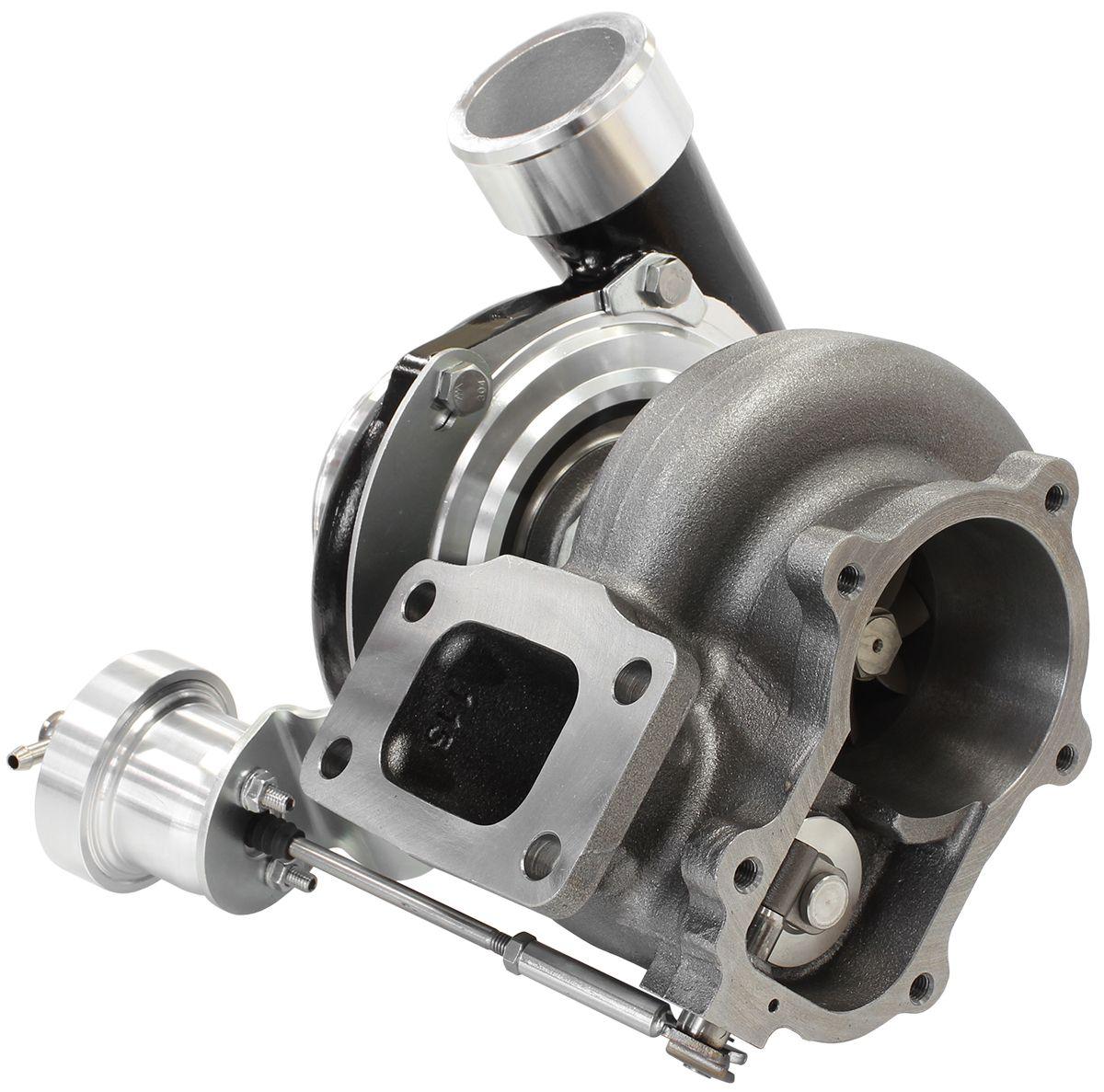 Aeroflow Performance Internal Wastegate, T3 Inlet Flange, FG XR6 5-Bolt Exhaust Flange Aeroflow BOOSTED 6762 XR6 1.15 Turbocharger 1000HP, Hi Temp Black Finish AF8005-3028BLK SR