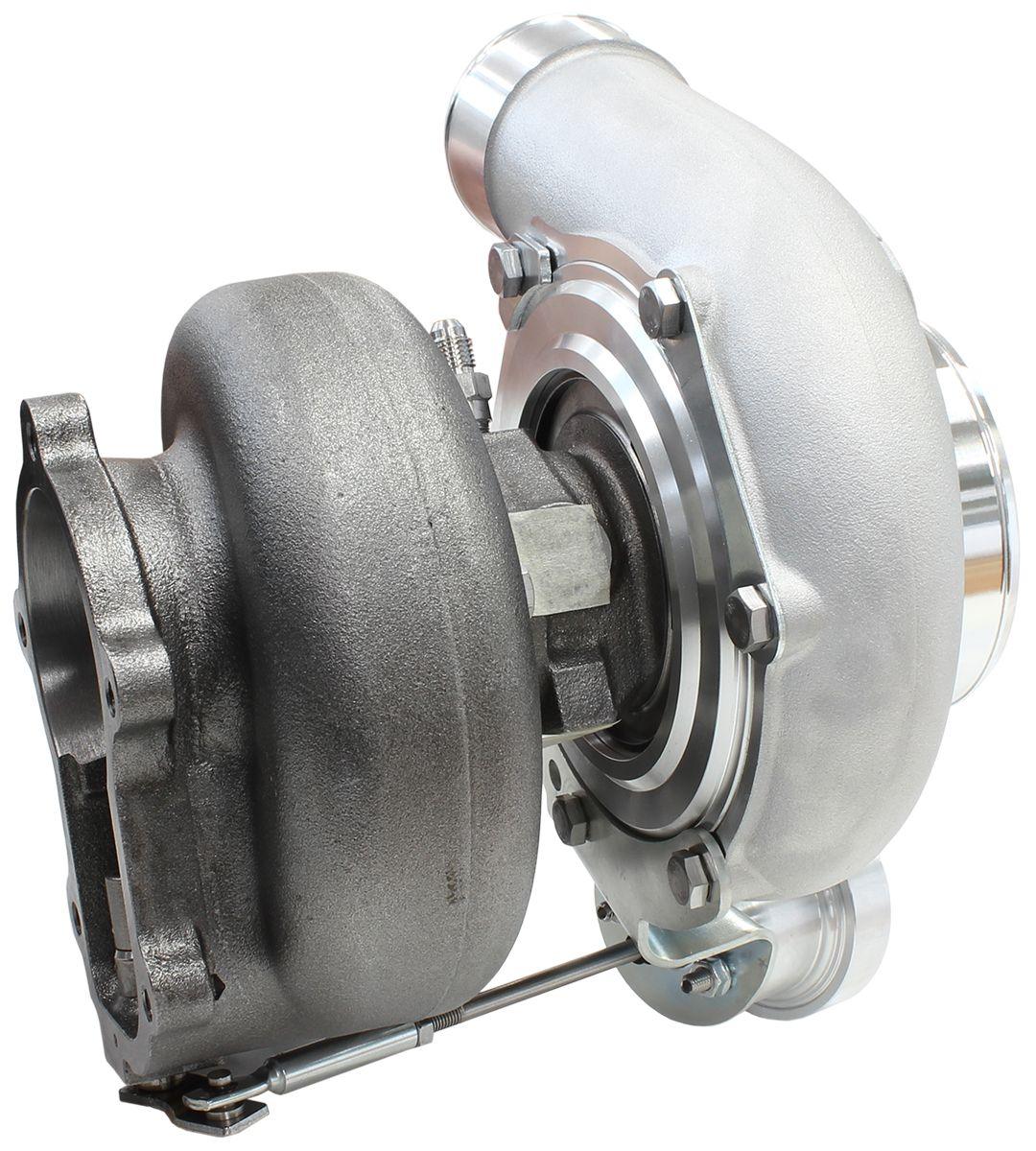 Aeroflow Performance Internal Wastegate, T3 Inlet Flange, FG XR6 5-Bolt Exhaust Flange Aeroflow BOOSTED 6762 XR6 1.15 Turbocharger 1000HP, Natural Cast Finish AF8005-3028 SR