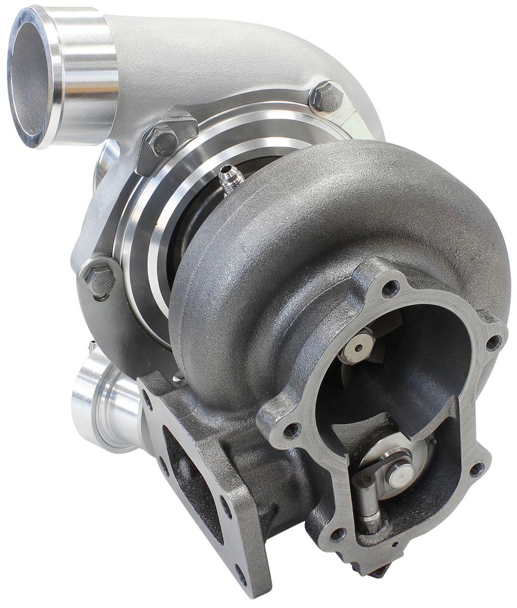 Aeroflow Performance Internal Wastegate, T3 Inlet Flange, FG XR6 5-Bolt Exhaust Flange Aeroflow BOOSTED 6762 XR6 1.15 Turbocharger 1000HP, Natural Cast Finish AF8005-3028 SR