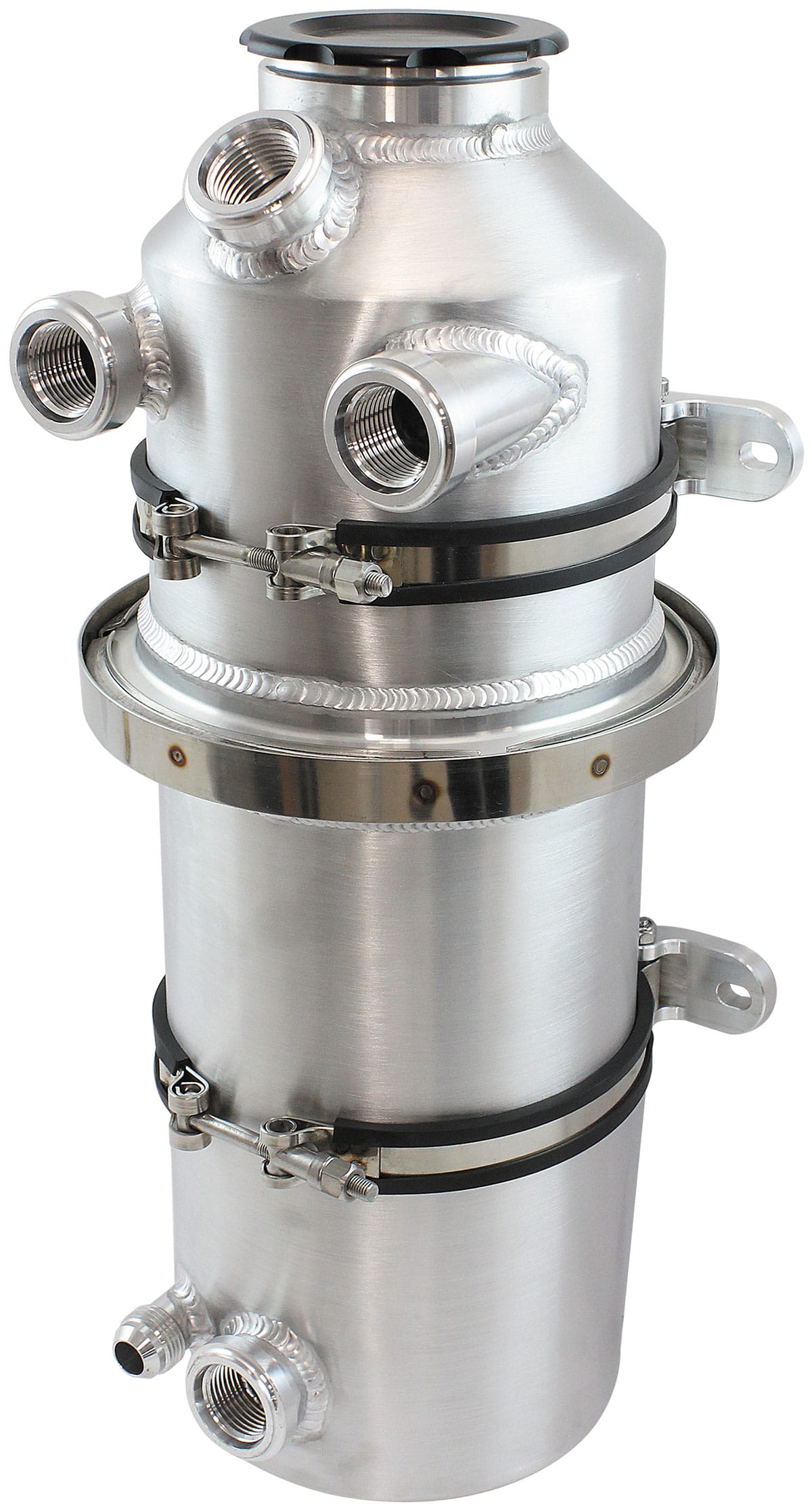 Aeroflow Performance Oil System Aeroflow Aeroflow Dry Sump Tank - 7.5 Litre (2 Gallon), Raw Alloy Finish AF77-1050 SR