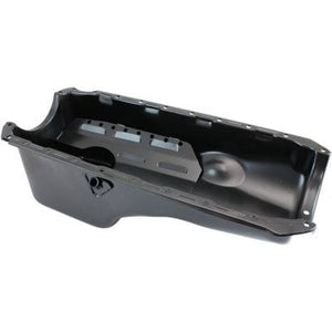 Aeroflow Big Block Chevrolet Right Hand Dipstick Standard Replacement Oil Pan, Black Finish AF82-9294BLK