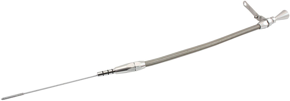 Aeroflow Performance Oil System Aeroflow Ford Falcon BA, BF Barra Engine Dipstick - Silver Finish AF64-2280 SR