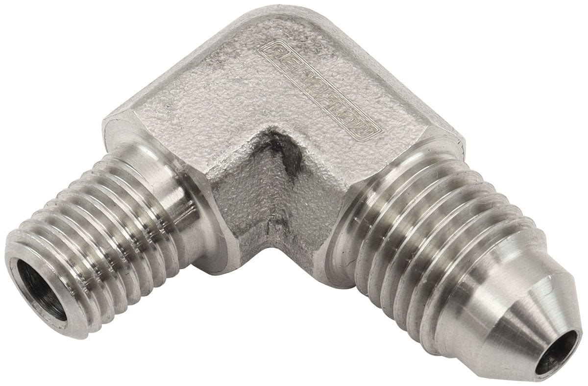 Aeroflow Performance S/S 90 DEG 1/16" NPT TO -3AN (AF381-01) SR
