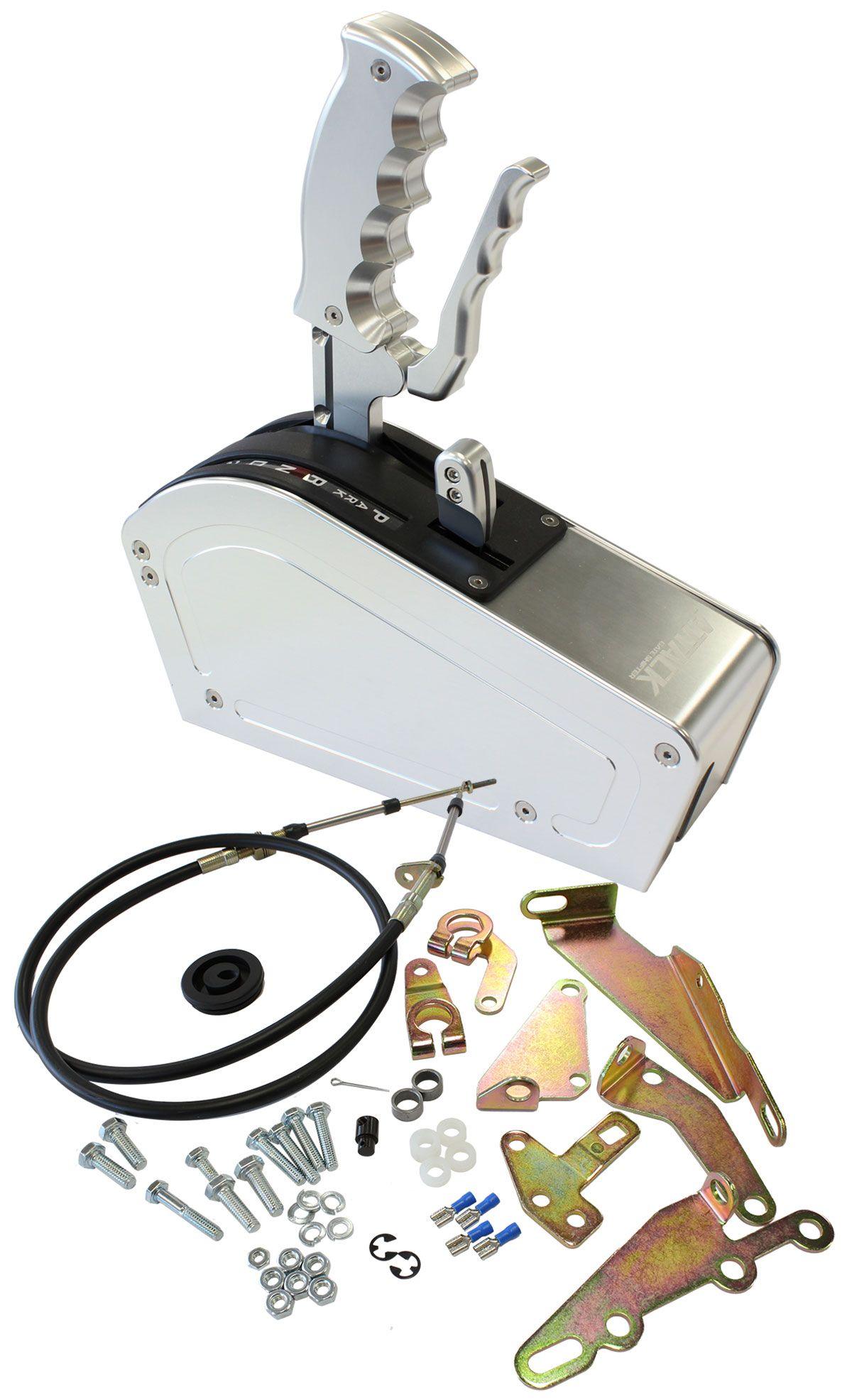 Aeroflow Performance Silver Finish Aeroflow Bang Shift ATTACK 4 Speed Forward Pattern Gate Shifter AF72-9023 SR