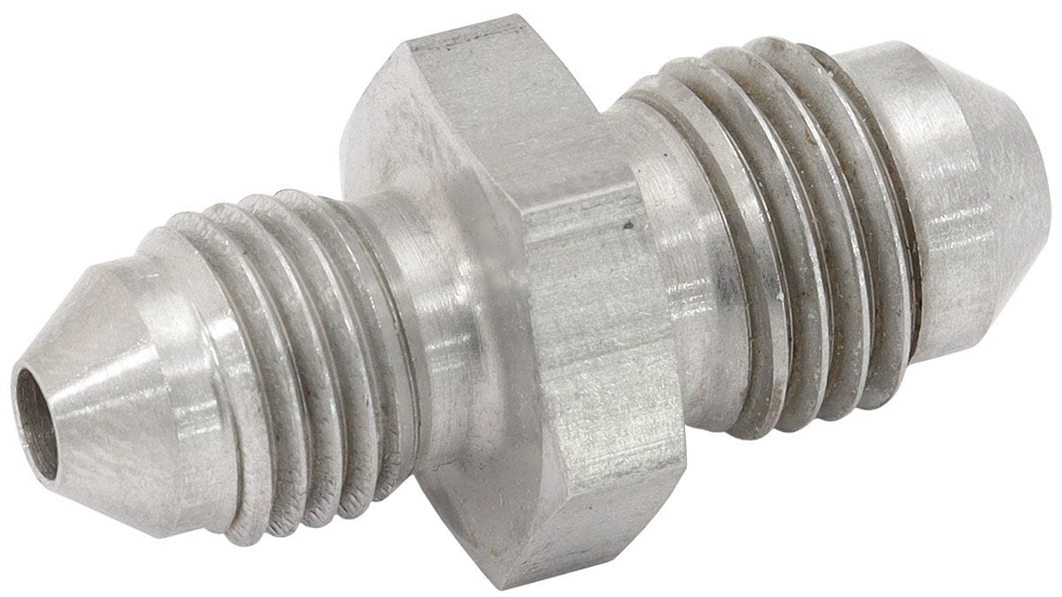 Aeroflow Performance Stainless Steel Male Flare Stepped Union Fitting Stainless Steel Male Flare Stepped Union Fitting SR
