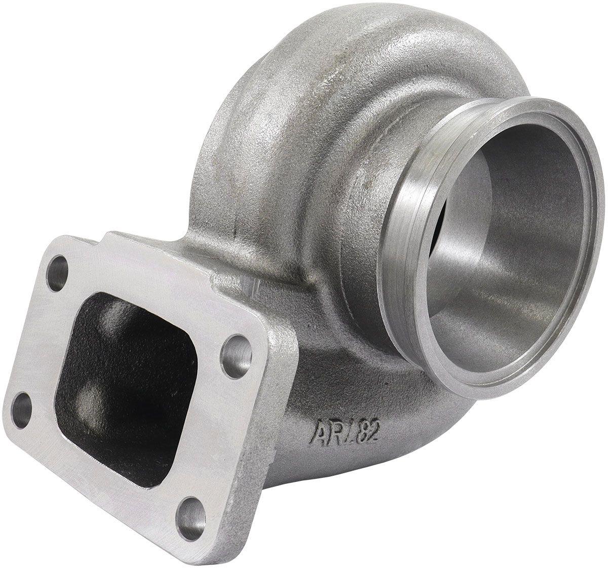 Aeroflow Performance Suit 5862 or 6662 With T3 Mount, 0.82 A/R, Cast Iron Aeroflow Boosted 0.82 A/R T3 Inlet & V-Band Outlet Turbo Exhaust Housing, Suits Boosted 5 SR