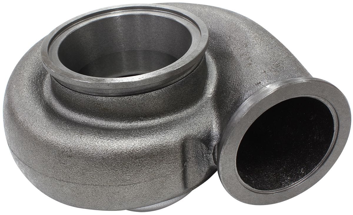 Aeroflow Performance Suit GT35 With V-Band Mount, 1.01 A/R, Cast Iron Aeroflow Boosted 1.01 A/R Dual V-Band Turbo Exhaust Housing, Suits Boosted 5862 & amp; 66 SR
