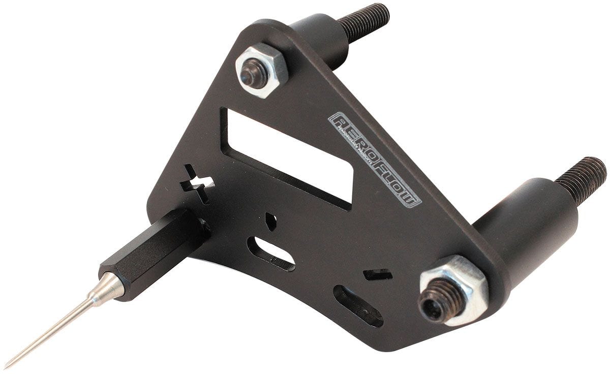 Aeroflow Performance Suits 6.75" and 7.50" Harmonic Balancer, Black Finis h Aeroflow Billet GM LS2 Timing Pointer AF64-2161BLK SR