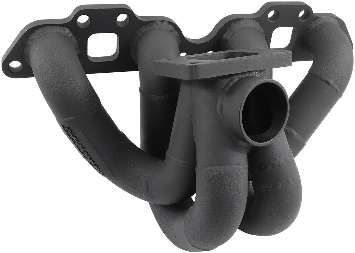 Aeroflow Performance Suits High Mount GT30-GT35 Turbo, with 45mm External Wastegate Flange Aeroflow Nissan SR20 T3 Turbo Manifold AF8245-7000 SR